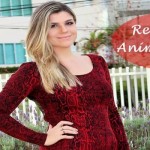 Meu look: Red Dress Animal Print