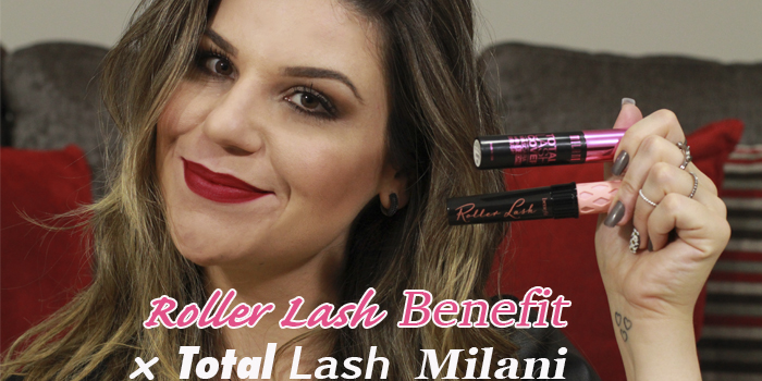 Máscara Roller Lash Benefit x Total Lash Cover Milani